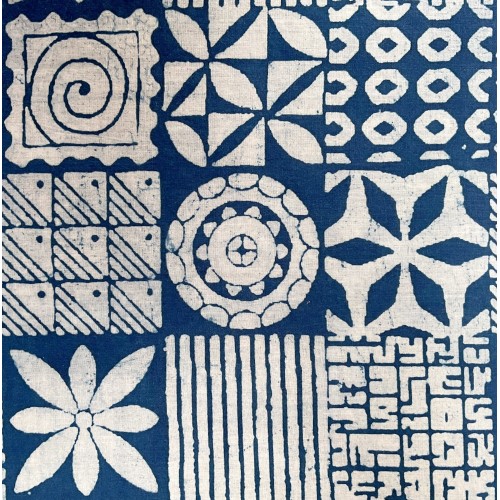 Tin projects - indigo patchwork