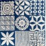 Tin projects - indigo patchwork