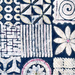 Tin projects - Indigo patchwork