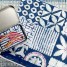 Tin projects - indigo patchwork