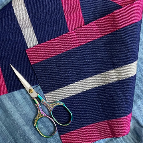 navy and pink