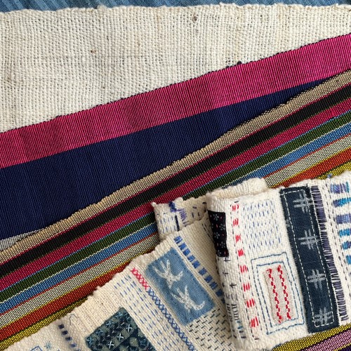 Handwoven Cotton Strip Cloths