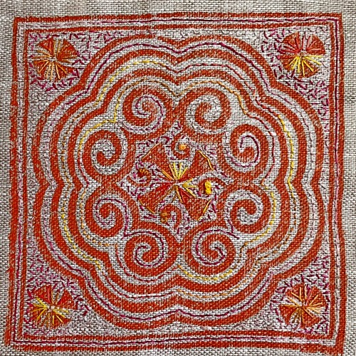 Pack of three linen patches
