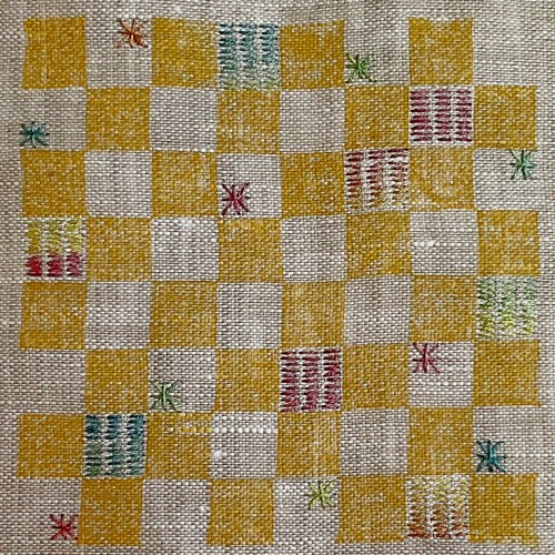 Pack of three linen patches