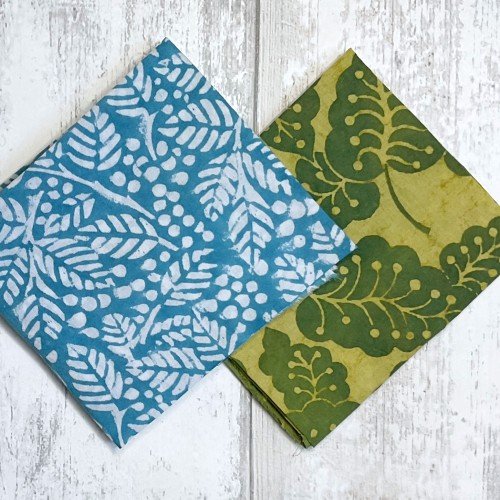Green & Blue Leaves