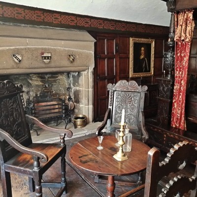 The Red Bedroom at Shibden Hall