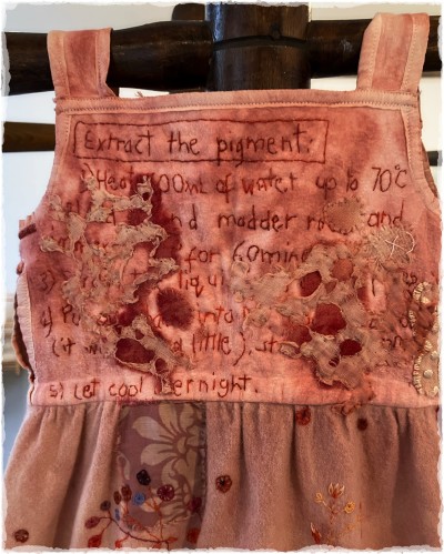 madder dyed child's dress